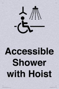 Accessible Shower with Hoist